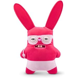 Fuggler Vacay Vibes by ZURU. Funny Ugly Monster. Plush. Collectible. Toy (Rabid Rabbit - red)