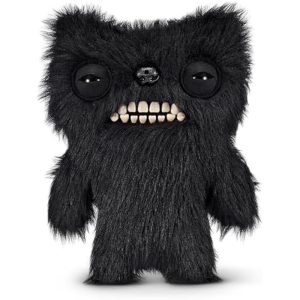 Fuggler Fart Face 9-inch Assortment Series 1 (Munch Munch ?C Black Long) by ZURU. Funny Ugly Monster Plush Toy