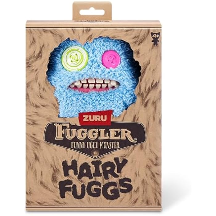 Fuggler Hairy Fuggs 9-inch Series 1 by ZURU. Funny Ugly Monster Plush Toy - Image 2
