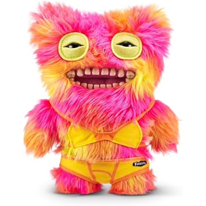Fuggler Vacay Vibes by ZURU. Funny Ugly Monster. Plush. Collectible. Toy (Mr Buttons - Multi)
