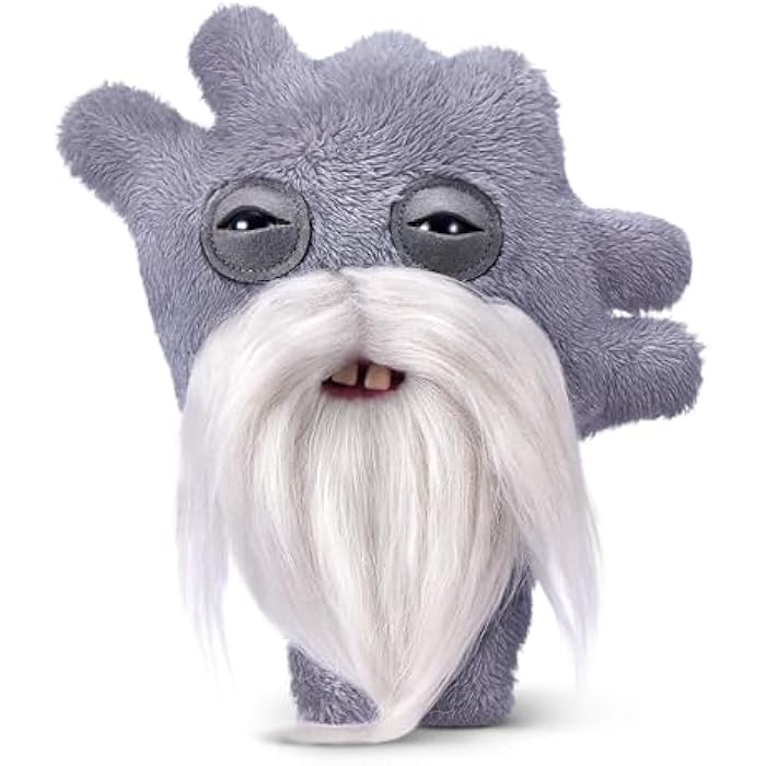 Fuggler Old Fogies 9-Inch Plush Toy (Captain Cardiac) by ZURU ?C Funny Ugly Monster Stuffed Animal with Human-Like Teeth. Collectible Plush for Kids. Tweens. Teens. Adults & Weird Toy Lovers