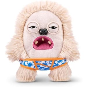 Fuggler Vacay Vibes by ZURU. Funny Ugly Monster. Plush. Collectible. Toy (Hedge Grog - Cream)