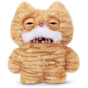Fuggler Alley Cats 9-Inch Plush Toy (Stinkface) by ZURU ?C Funny Ugly Monster Stuffed Animal with Human-Like Teeth. Collectible Plush for Kids. Tweens. Teens. Adults & Cat-Loving Weirdos
