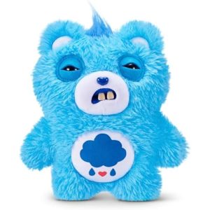 Fuggler Care Bears 9-Inch Plush Toy (Grumpy Bear) by ZURU ?C Funny Ugly Monster Stuffed Animal with Human-Like Teeth. Collectible Plush for Kids. Tweens. Teens. Adults & Crossover Fans