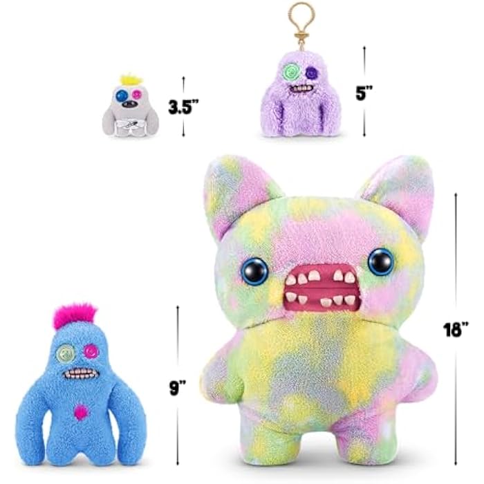 Fuggler Hairy Fuggs 9-inch Series 1 by ZURU. Funny Ugly Monster Plush Toy - Image 4