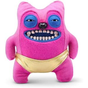 Fuggler Gold Fuggs by ZURU Funny Ugly Monster. Plush. Collectible. Toy (Greedy Grinner - Pants)