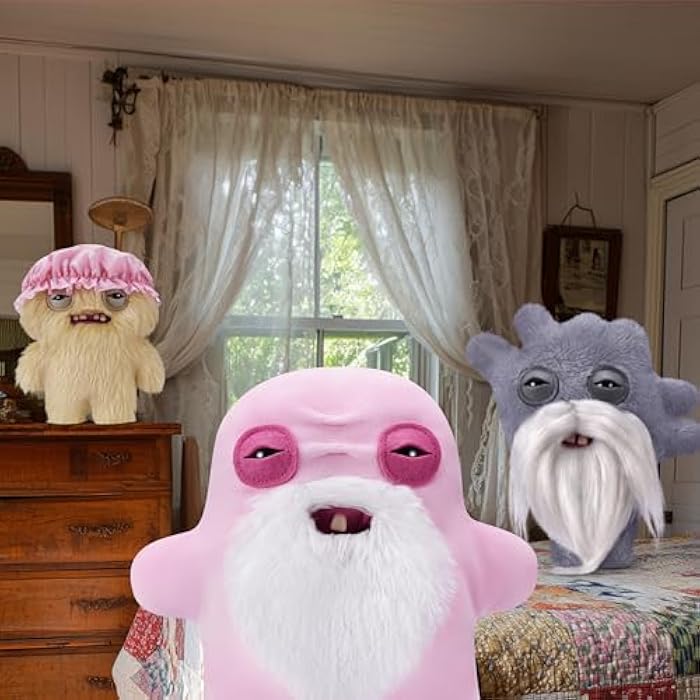 Fuggler Old Fogies 9-Inch Plush Toy (Oogah Boogah) by ZURU ?C Funny Ugly Monster Stuffed Animal with Human-Like Teeth. Collectible Plush for Kids. Tweens. Teens. Adults & Weird Toy Lovers - Image 4
