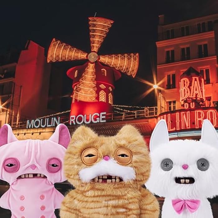 Fuggler Alley Cats 9-Inch Plush Toy (Stinkface) by ZURU ?C Funny Ugly Monster Stuffed Animal with Human-Like Teeth. Collectible Plush for Kids. Tweens. Teens. Adults & Cat-Loving Weirdos - Image 4