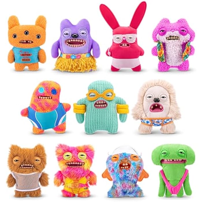 Fuggler Vacay Vibes by ZURU. Funny Ugly Monster. Plush. Collectible. Toy (Rabid Rabbit - red) - Image 7