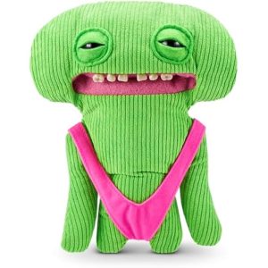 Fuggler Vacay Vibes by ZURU. Funny Ugly Monster. Plush. Collectible. Toy (Smiley O Riley - Green)