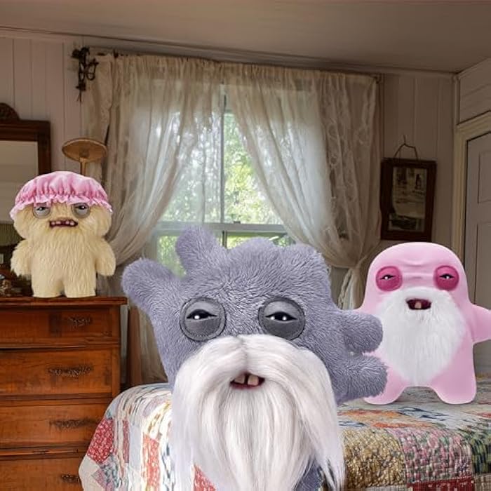 Fuggler Old Fogies 9-Inch Plush Toy (Captain Cardiac) by ZURU ?C Funny Ugly Monster Stuffed Animal with Human-Like Teeth. Collectible Plush for Kids. Tweens. Teens. Adults & Weird Toy Lovers - Image 4