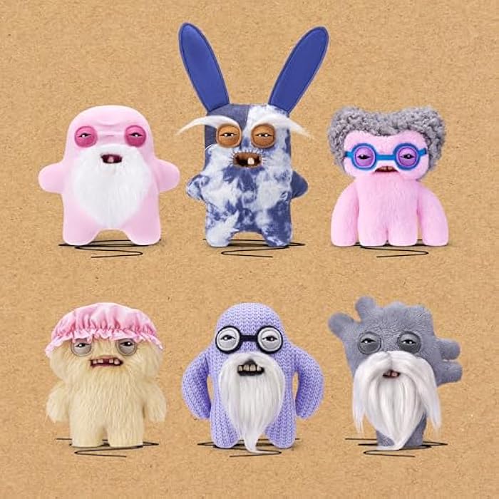 Fuggler Old Fogies 9-Inch Plush Toy (Mr Needles) by ZURU ?C Funny Ugly Monster Stuffed Animal with Human-Like Teeth. Collectible Plush for Kids. Tweens. Teens. Adults & Weird Toy Lovers - Image 5