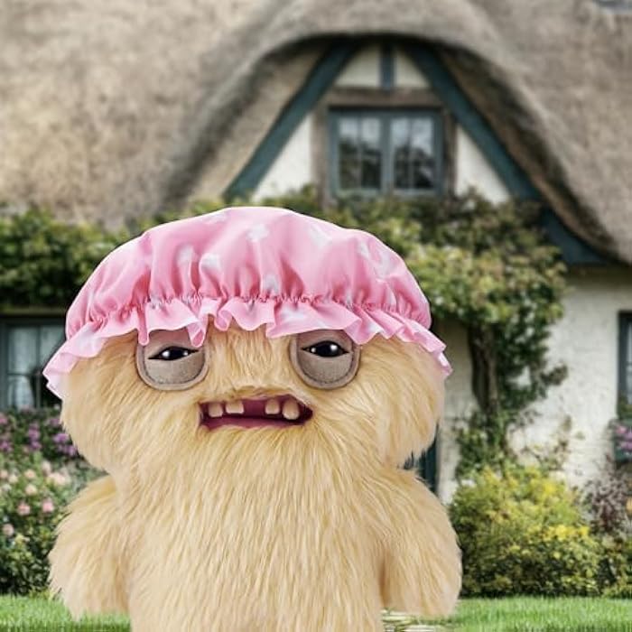Fuggler Old Fogies 9-Inch Plush Toy (Gabby Gibbler) by ZURU ?C Funny Ugly Monster Stuffed Animal with Human-Like Teeth. Collectible Plush for Kids. Tweens. Teens. Adults & Weird Toy Lovers - Image 3