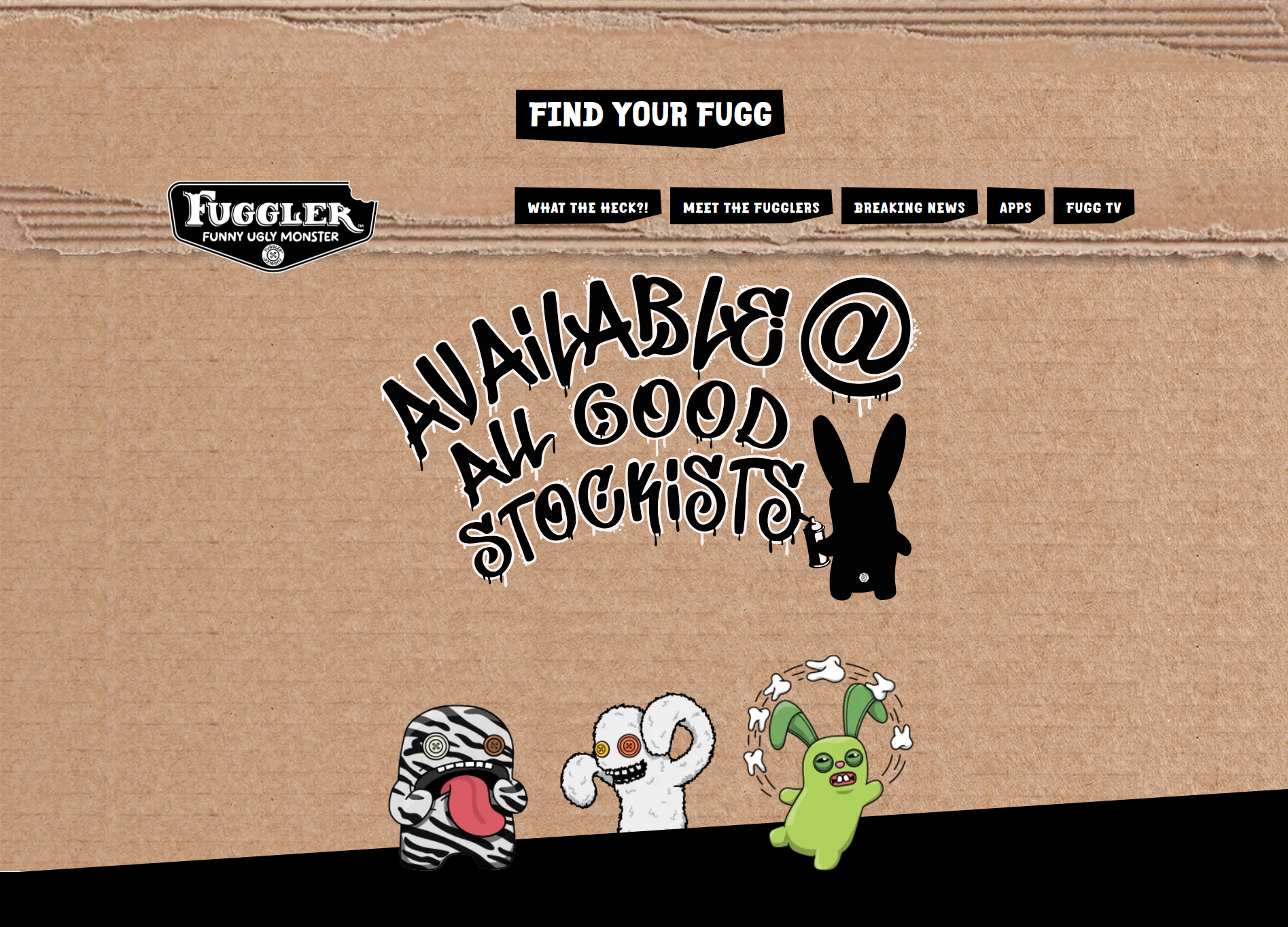 Find Your Fugg - Available at all good stockists